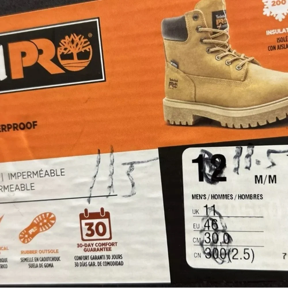 Timberland Pro Mens Direct Attach Steel Toe Boot 11.5 M